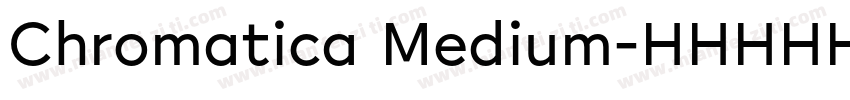 Chromatica Medium字体转换